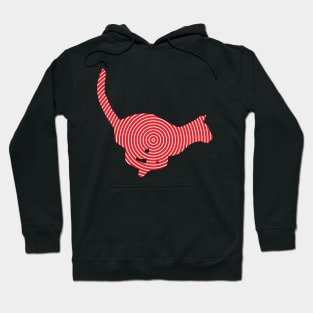 Cat Line Art Hoodie